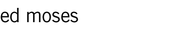 ed moses