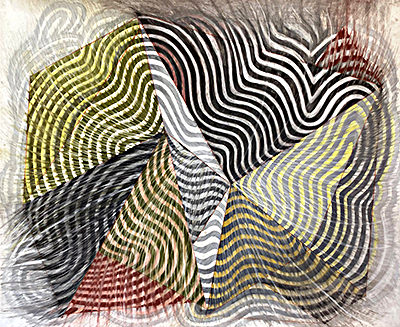 Yellow and Gray Waves, 2022