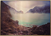Acid Crater Lake, Kawah Ijen Volcano, East Java, Indonesia, 2011